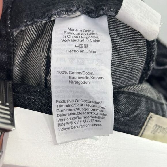 Madewell The Perfect Vintage Jean in Roxstone‎ Wash size 24 Knee-Rip Edition - Picture 5 of 11